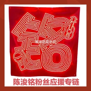 TF四代陈浚铭演唱会粉丝应援超薄可折叠COB胸灯牌定制遮光布团购