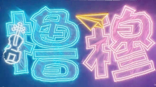 橹穆粉丝超薄灯牌定制星盟工厂led演唱会发光荧光棒COB胸牌道具