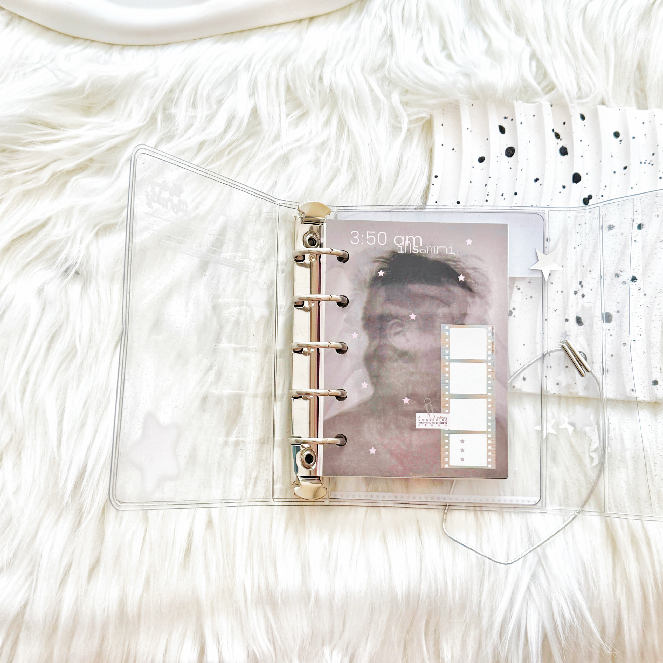 W&M水怪家不眠症韩系ins拼贴手帐A7M5活页内页手帐替芯