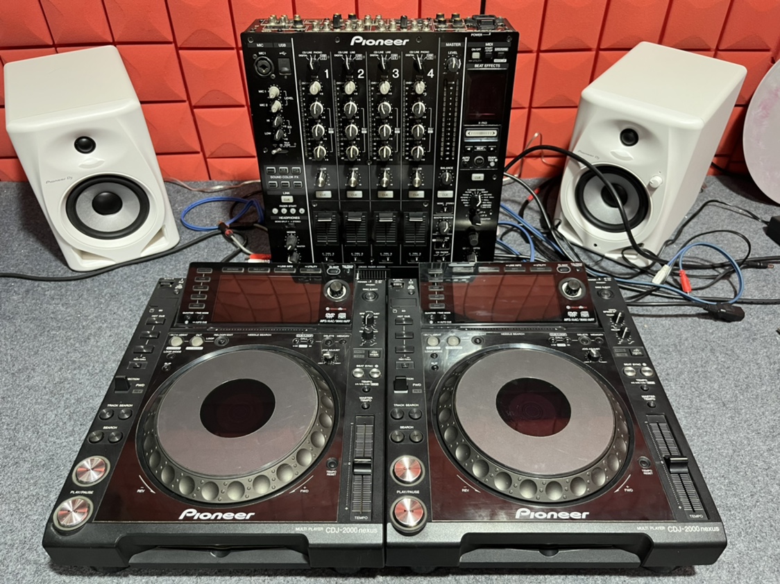 先锋2000 900 二代打碟机套装 cdj2000nexus djm900nexus 混音台