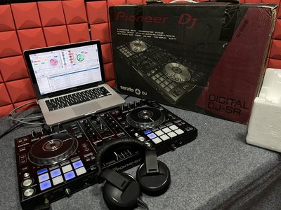 家用dj一体机 先锋ddj sr 打碟机 内置声卡打碟 送 hdj x5 耳机 .