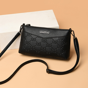 真皮包包女2025新款时尚精致妈妈包大容量单肩斜挎包手机包小包包