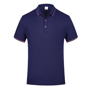 夏季冰离子棉polo衫定制工作服短袖t恤印logo翻领休闲工衣刺绣diy