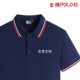 纯棉polo衫 团体有领工衣定制logo 纯色大码 女短袖 翻领工作服t恤衫