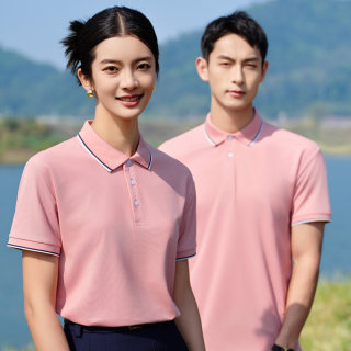 幼儿园老师园服短袖t恤女定制夏季幼师早教培训机构工作服polo衫