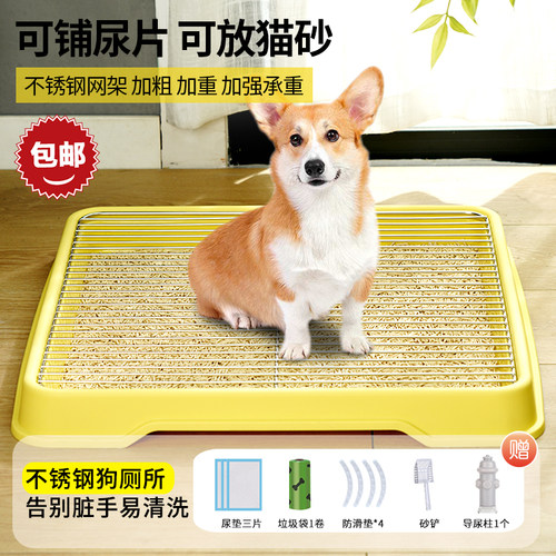 大小便拉屎比熊犬宠物狗厕所小嗙