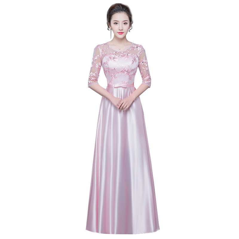 晚礼服独唱中老年演出长裙现代