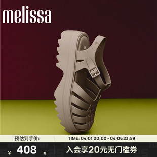 Melissa梅丽莎女夏季 外穿厚底凉鞋 绝美镂空罗马鞋 35818 新款
