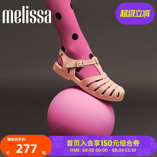 Melissa梅丽莎早春新品 33863 女凉鞋 复古罗马绒绒鞋
