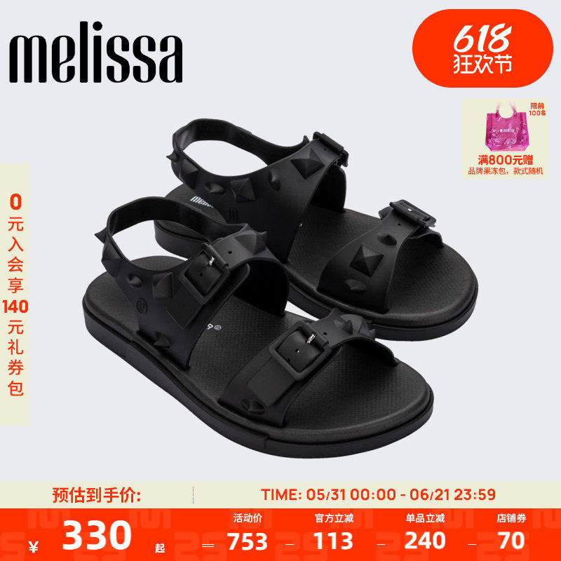 Melissa梅丽莎 X Undercover联名2023款女士时尚果冻凉鞋33788