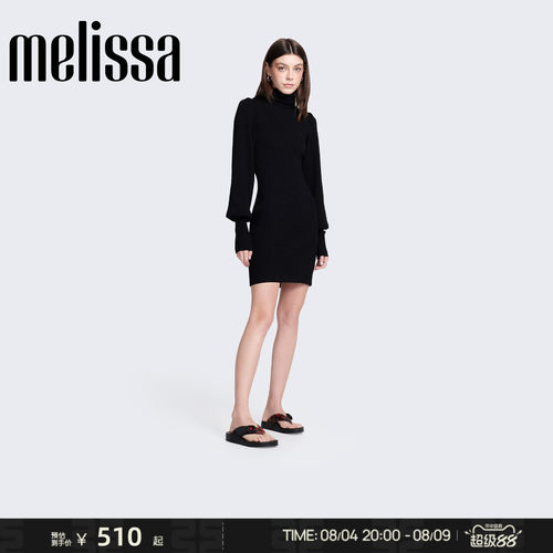 Melissa/梅丽莎时尚显高拖鞋女夏外穿厚底面包夹脚人字拖鞋37742