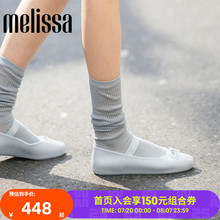 Melissa梅丽莎春季新款芭蕾单鞋女气质蝴蝶结公主鞋单鞋35701