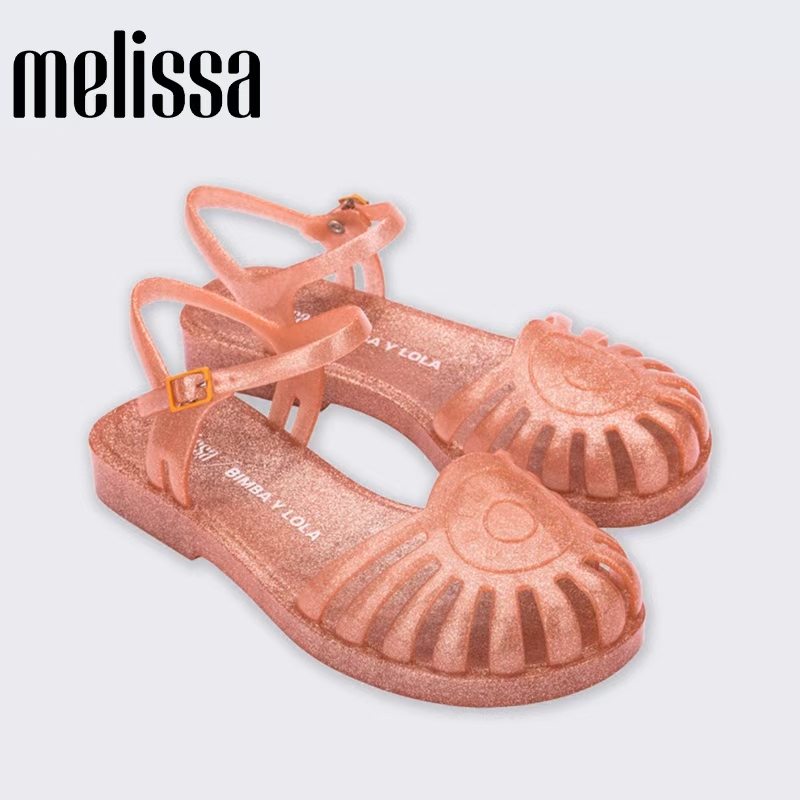 Melissa梅丽莎BIMBA Y LOLA 联名款简约细闪罗马猪笼凉鞋35920