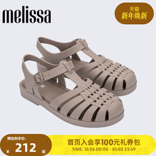 Melissa梅丽莎新款女夏季外穿果冻罗马鞋超好看包头通勤凉鞋32408