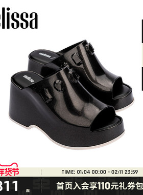 Melissa梅丽莎 X Undercover联名款女坡跟鞋朋克果冻厚底鞋35846