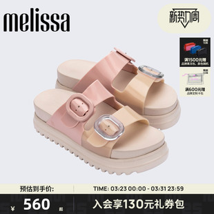 外穿厚底勃肯拖鞋 COZY小可女生夏季 36158 梅丽莎春夏新款 Melissa