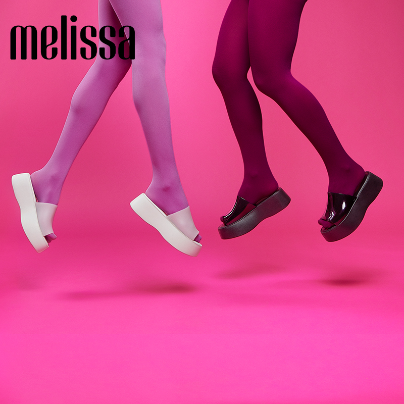 Melissa梅丽莎新款厚底复古摩登时尚女拖鞋32818-B 女鞋 其他拖鞋 原图主图