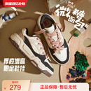 潮流厚底圣诞配色板鞋 运动鞋 男鞋 低帮时尚 冬季 安踏微糖面包鞋