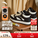 加绒高帮板鞋 棉鞋 男冬季 安踏元 百搭滑板鞋 经典 黑白色运动鞋 年