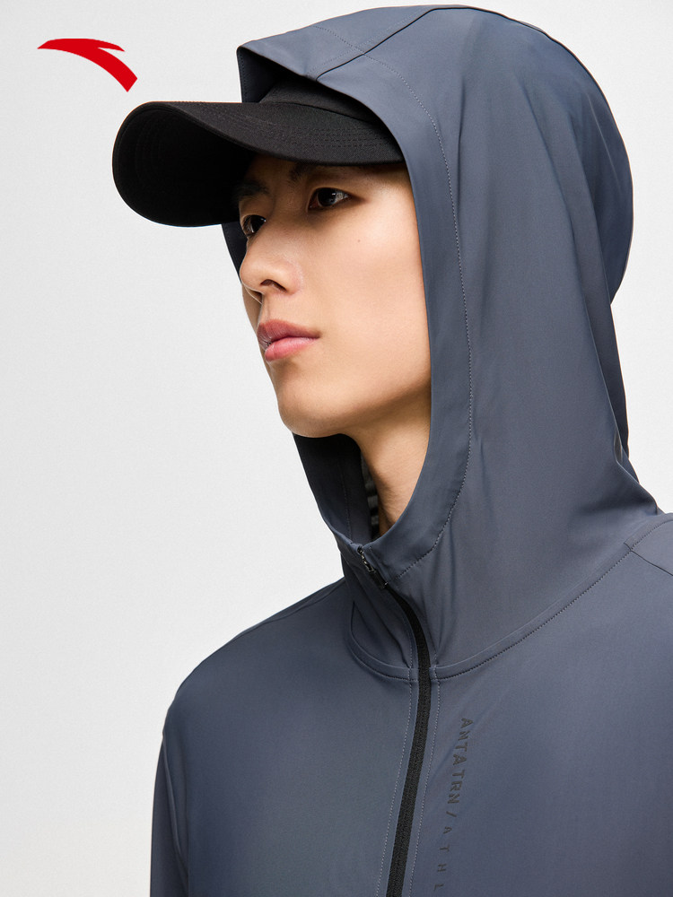 ANTA 열 및 자외선 차단 의류 ? 아이스 실크 스포츠 자켓 남성 겨울 야외 하이킹 윈드 브레이커 탑 152427713