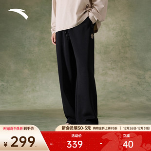 直筒卫裤 男士 子172611309N 加绒针织运动长裤 安踏凯里·欧文系列