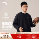 圆领抓绒衣冲锋衣内胆套头衫 新款 上衣 冬季 安踏摇粒绒运动卫衣男士