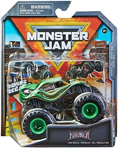 Monster Jam Series 24 Kraken 1:64 Scale Truck with Bonus Reg