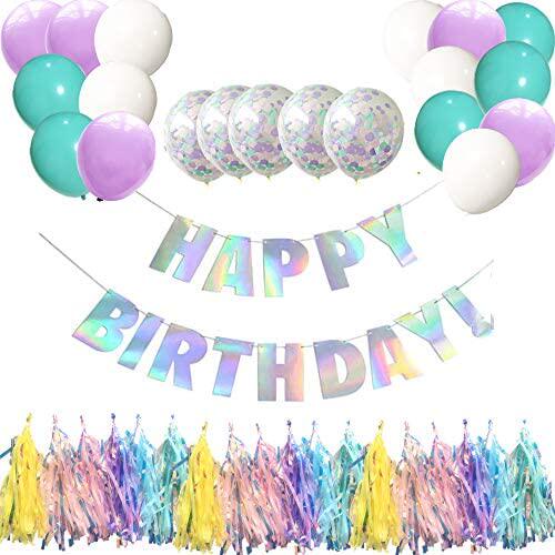 colorful birthday party decorations for boys girls men women