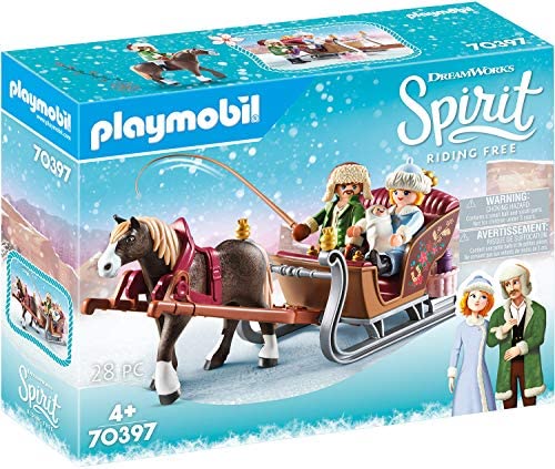 Playmobil DreamWorks Spirit Winter Sleigh Ride 家庭/个人清洁工具 DIY面膜工具 原图主图