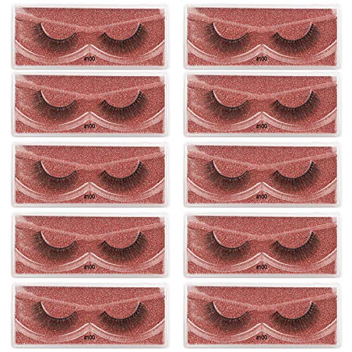 Vayator 10 Pairs Mink Eyelashes 3D Mink Lashes Long Thick Ha