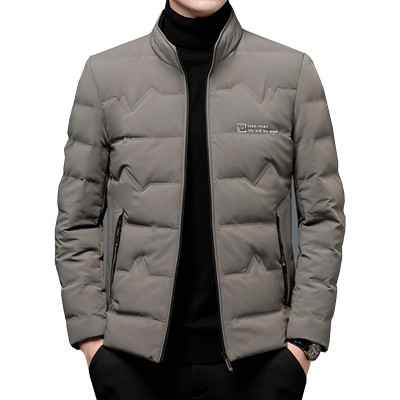 中年男士羽绒服立领秋冬