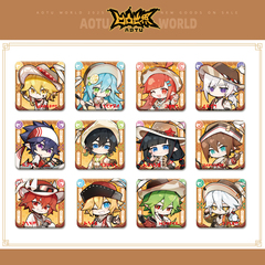 【马年Q版限定】七创社 凹凸世界官方正版周边 Q版角色方形徽章