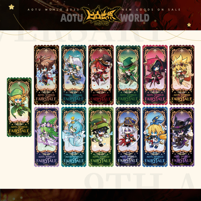 凹凸世界九周年Q版角色PET镭射票