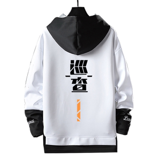 巡查员吃鸡精英游戏和平cos专家飘带连帽卫衣男女潮流加绒上衣