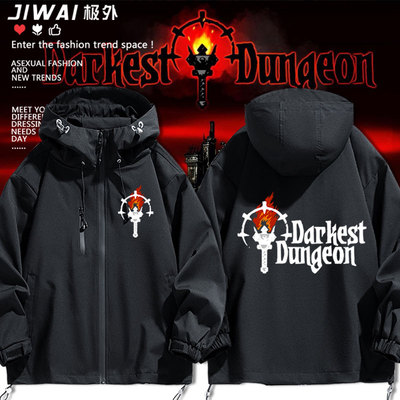 游戏周边Darkest Dungeon暗黑地牢冲锋衣男女秋冬二次元外套夹克