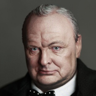 丘吉尔 K80090 平静头雕 DID 百分之三兵人