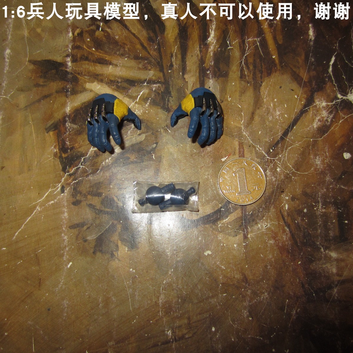 兵人1/6Hottoys死侍与金刚狼