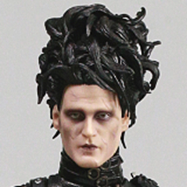 百分之三兵人 AAA 1/6 HOTTOYS 剪刀手 爱德华 约翰尼德普 头雕