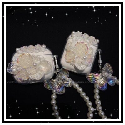 玫瑰花vivo耳机保护套橡胶