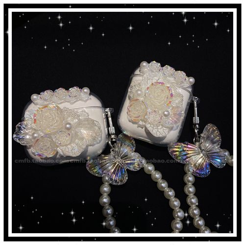 玫瑰花oppo耳机橡胶保护套