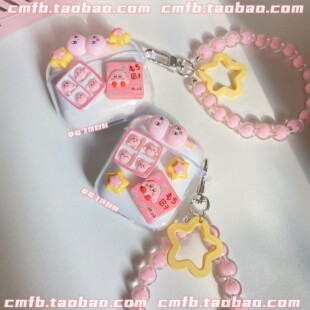 星之卡比适用oppo enco air2保护套air4pro R3耳机壳可爱encofree2i free3保护壳encox2 w31灵动版encoplay