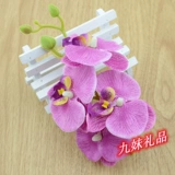 Положите цветочное искусство DIY High -Smulation Flower Phalaenopsis Fake Flower