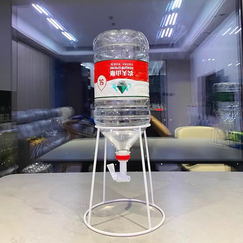 5升农夫山泉矿泉水桶养鱼支架