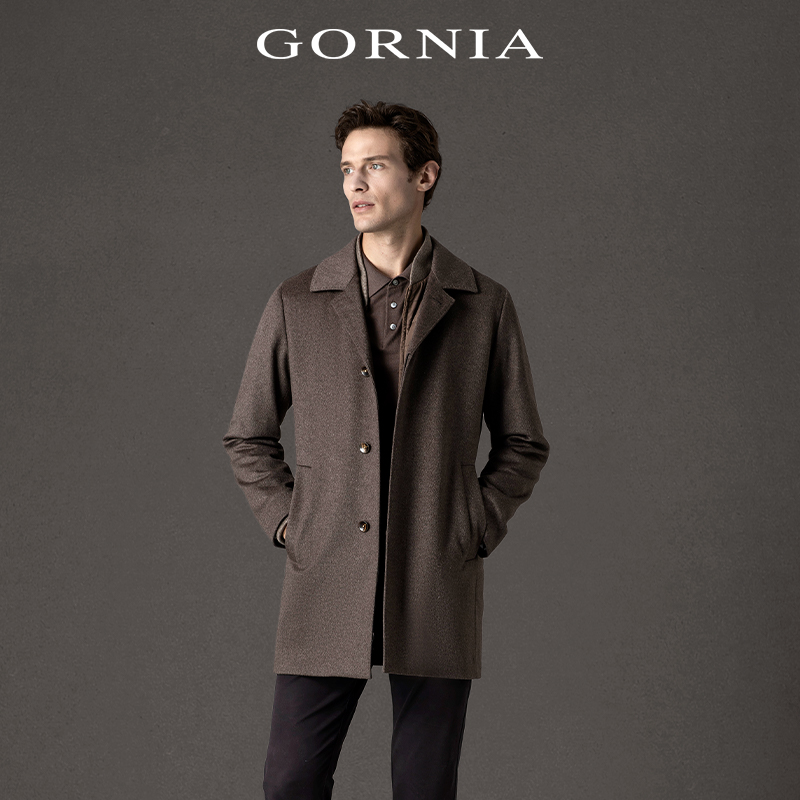 GORNIA/格罗尼雅男士中长款大衣