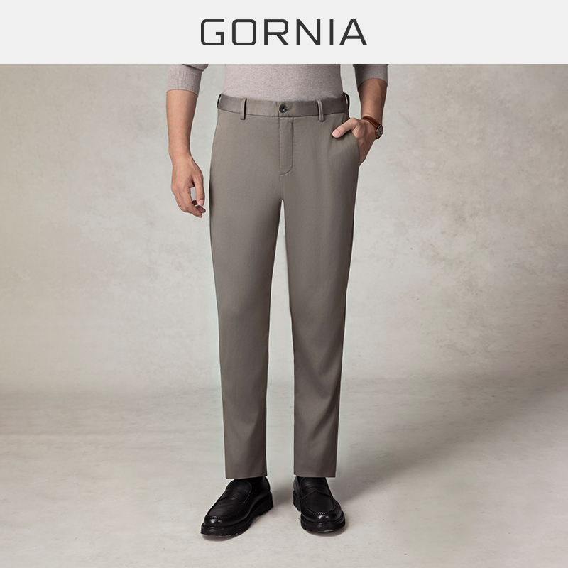 GORNIA男士时尚百搭中年休闲裤子