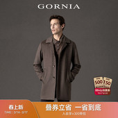 哥伦布大衣 款 GORNIA 西装 混纺羊绒大衣商务外套 格罗尼雅男士