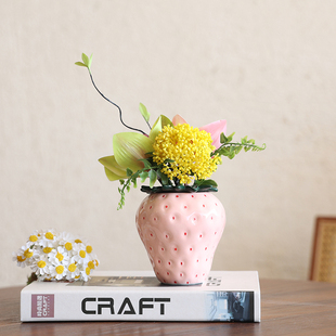 花瓶桌面插花仿真花水培绿植电视柜餐桌玄关陶瓷创意家居摆件装饰