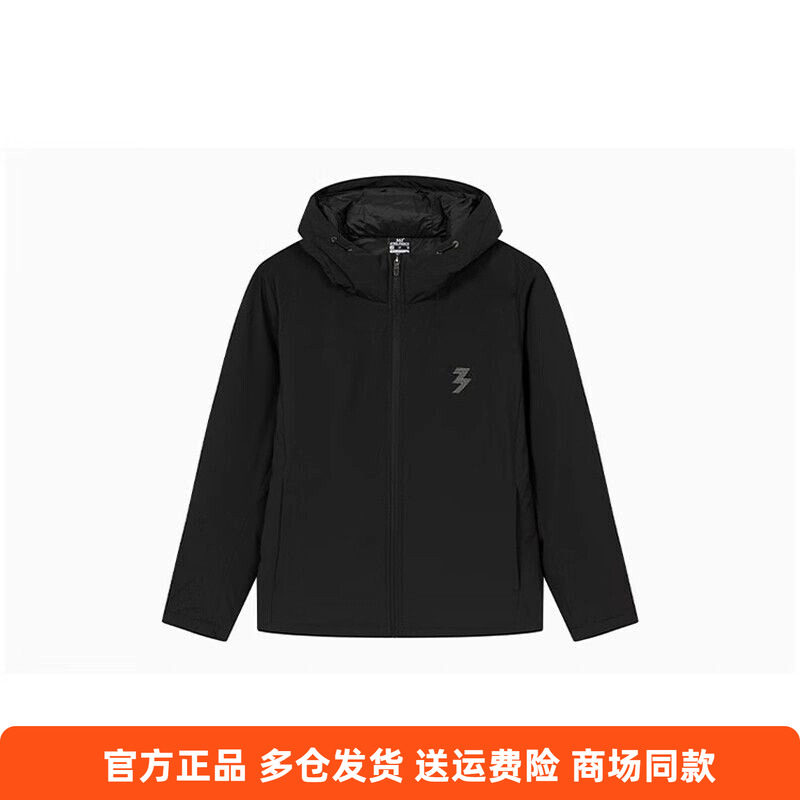 361度正品女式羽绒服2025冬季新品鸭绒短款防风连帽外套保暖上衣