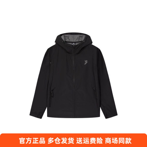 361度男士运动外套雨屏科技软壳上衣2025秋季新款户外登山单风衣