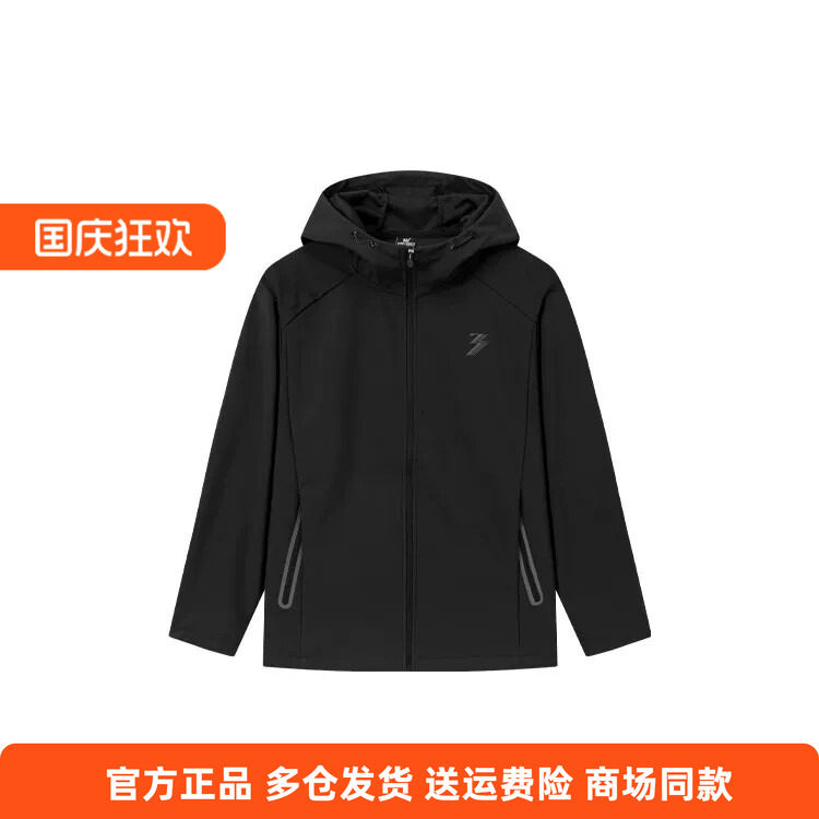361正品男士连帽单风衣新品2026春秋休闲防风上衣男百搭运动外套